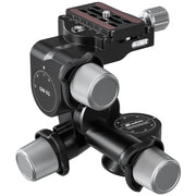 Leofoto GW-01 3-Way Geared Head with QR Plate