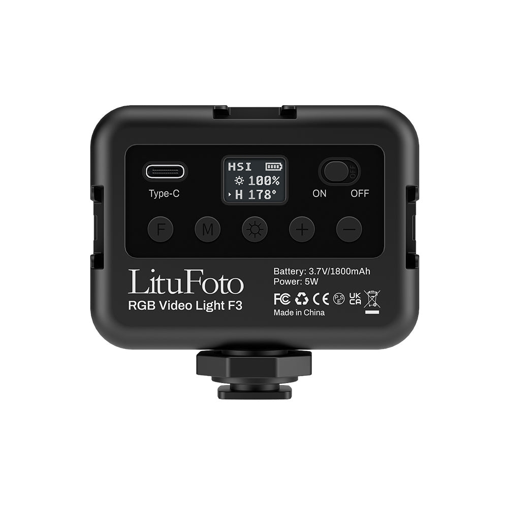 Litufoto F3 LED RGB Light