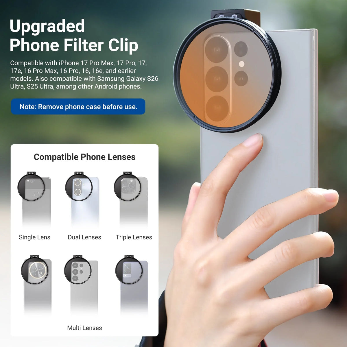 NEEWER 67MM CELLPHONE FILTER KIT