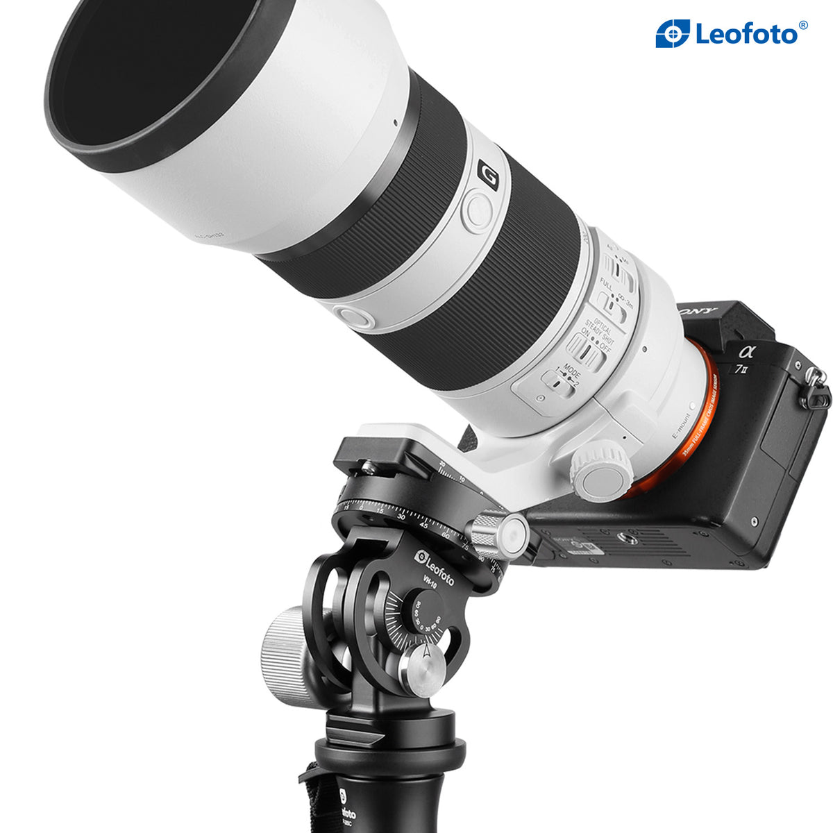 Leofoto VH-10 2-Way Monopod Head
