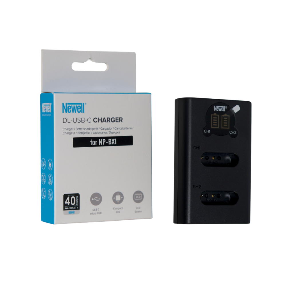 Newell DL-USB-C dual channel charger for NP-BX1