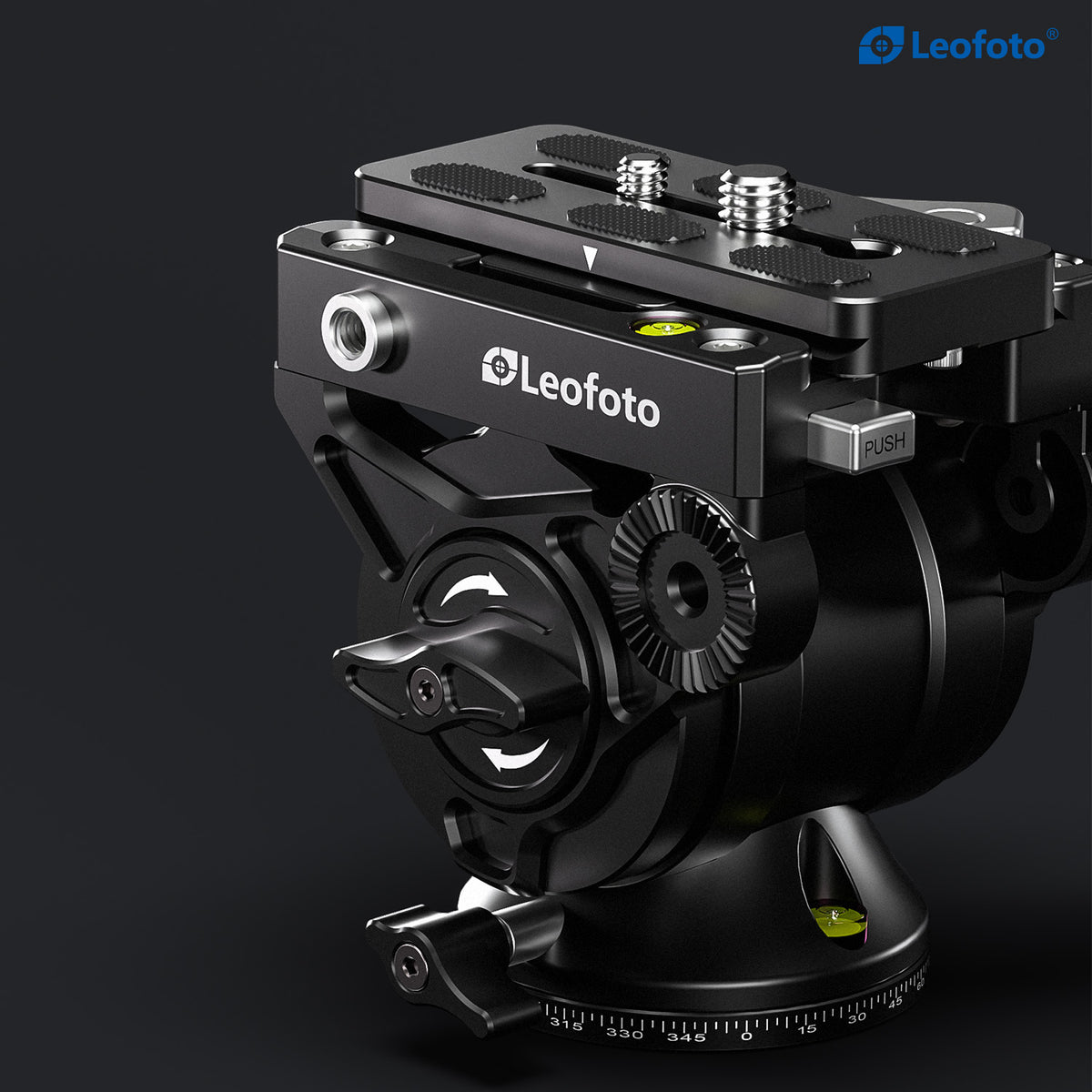 Leofoto BV-10L (Lever-Release Clamp) Fluid Video Head
