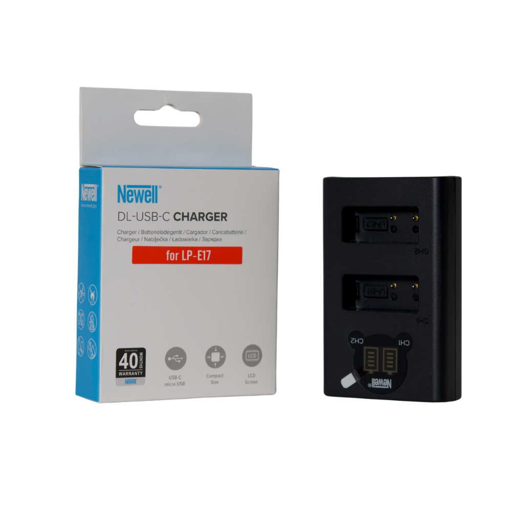 Newell DL-USB-C dual channel charger for LP-E17