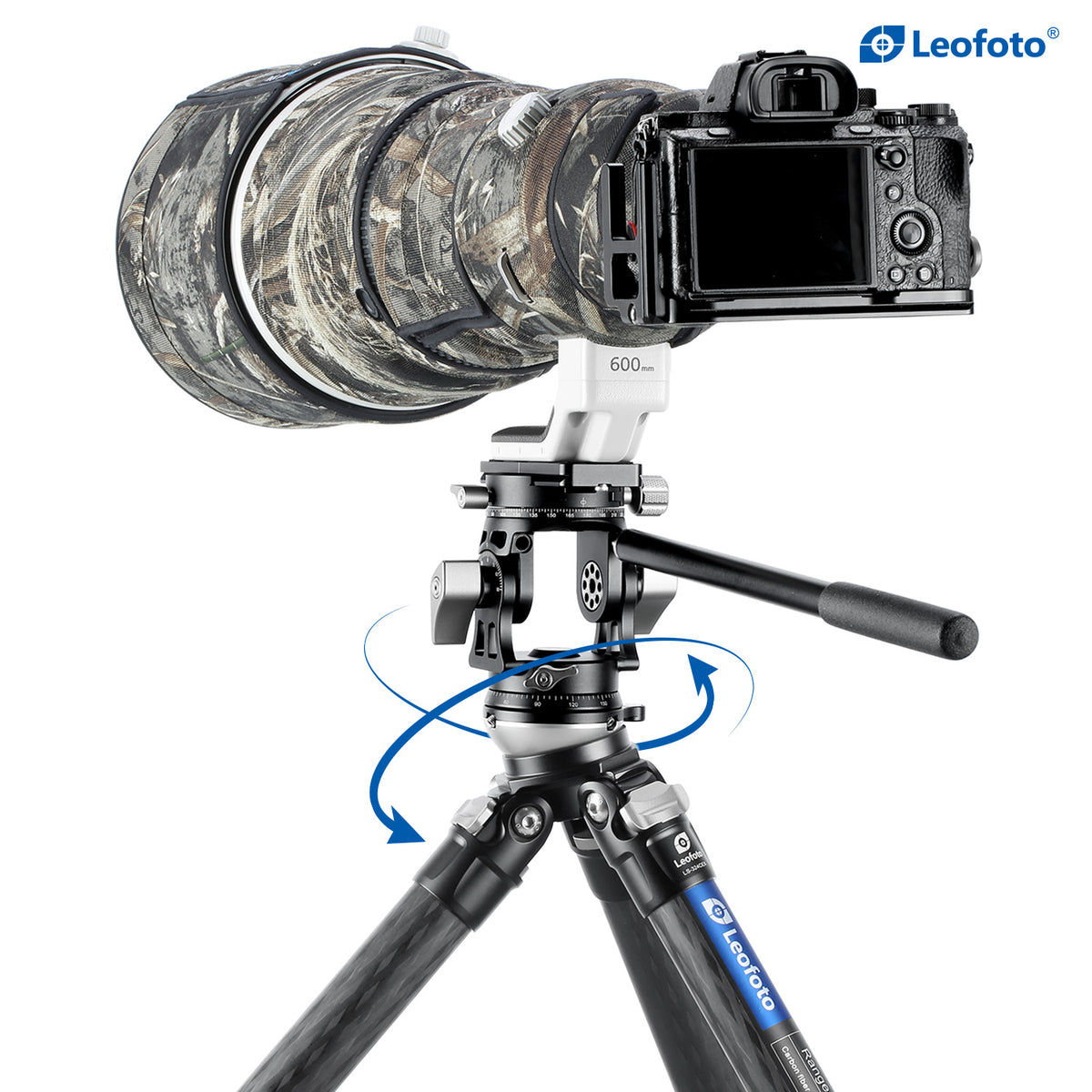 Leofoto VH-30R Two-Way Tele Lens Head