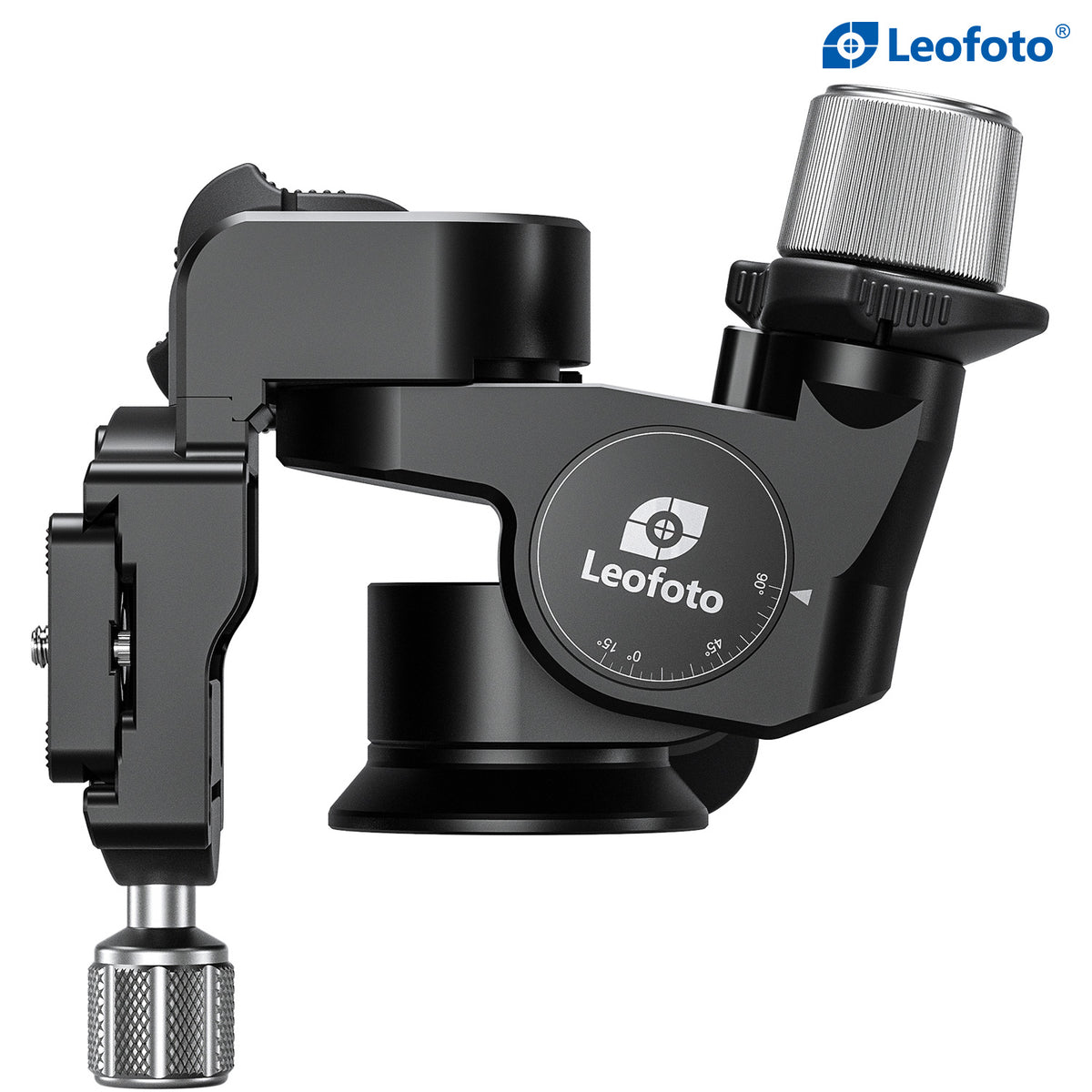 Leofoto GW-01 3-Way Geared Head with QR Plate