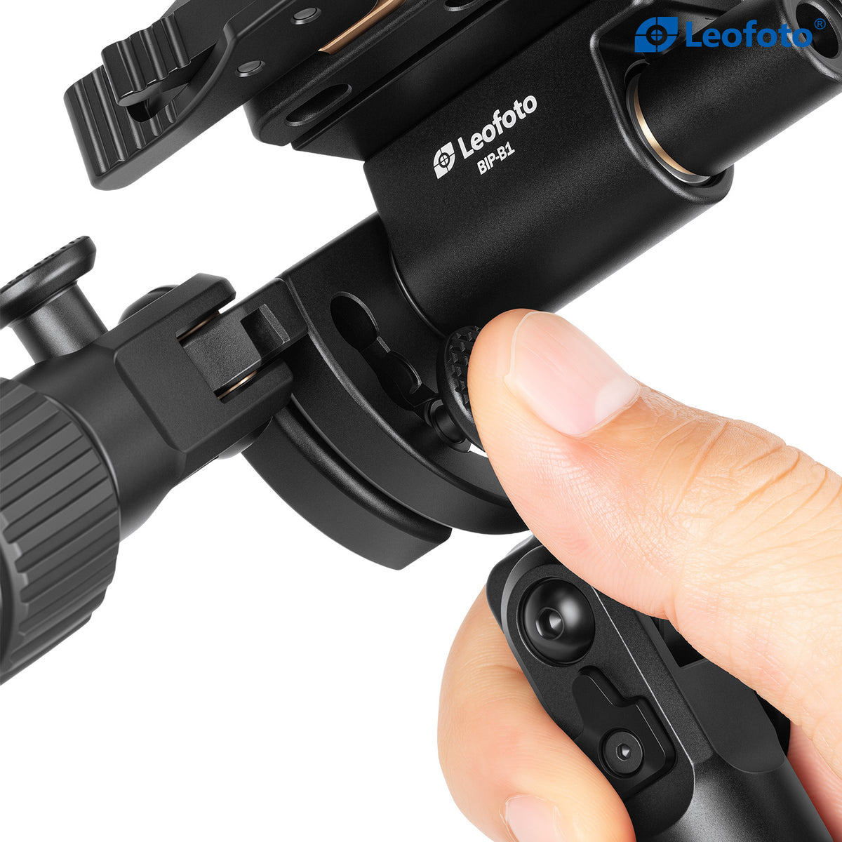 Leofoto BIP-B1+LSC-40N Multi-Functional Hunting Bipod