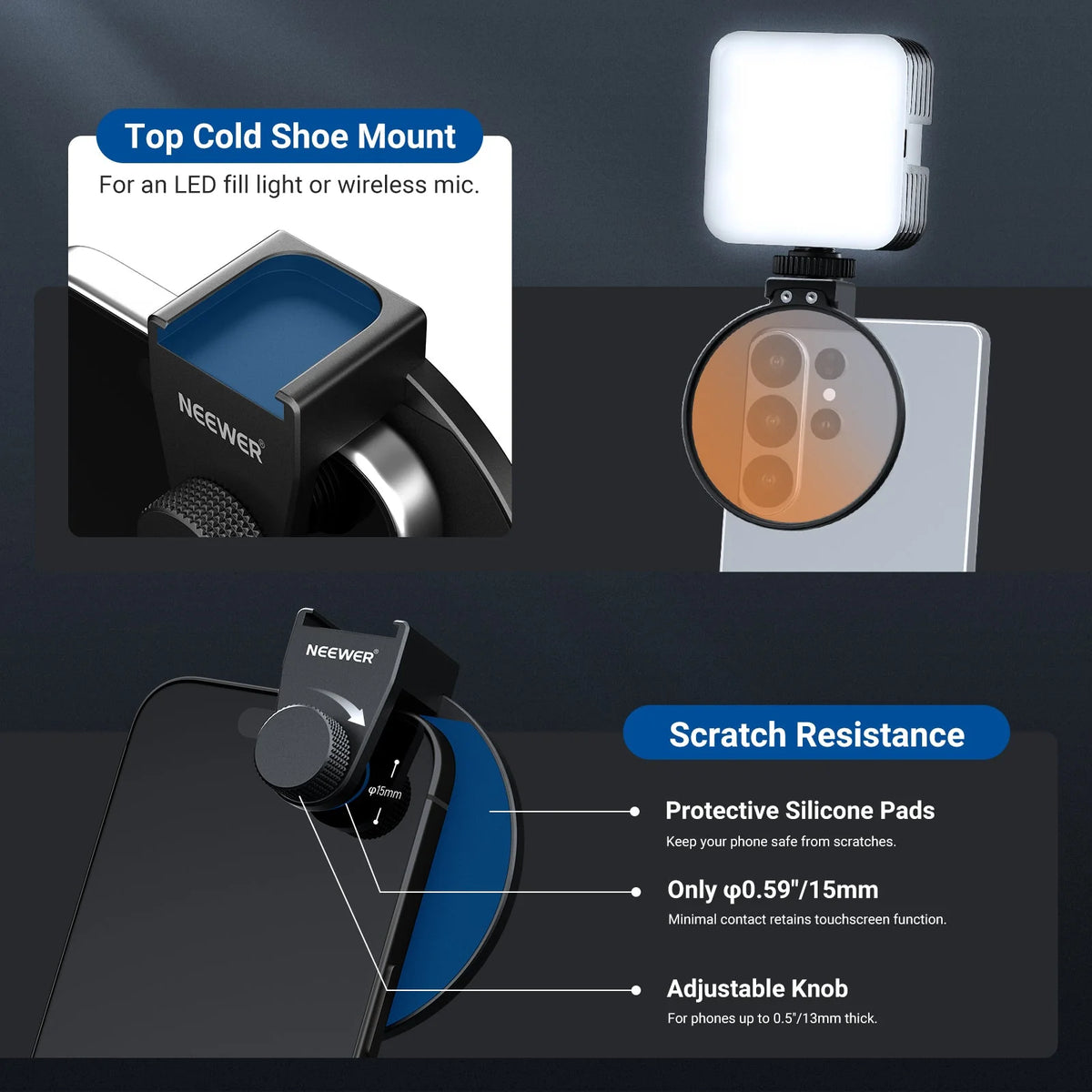 NEEWER 67MM CELLPHONE FILTER KIT