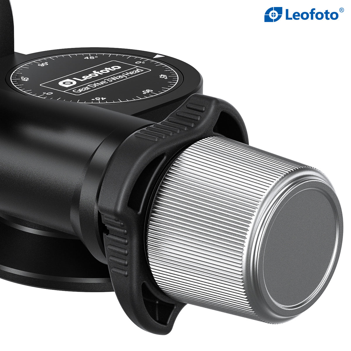 Leofoto GW-01 3-Way Geared Head with QR Plate
