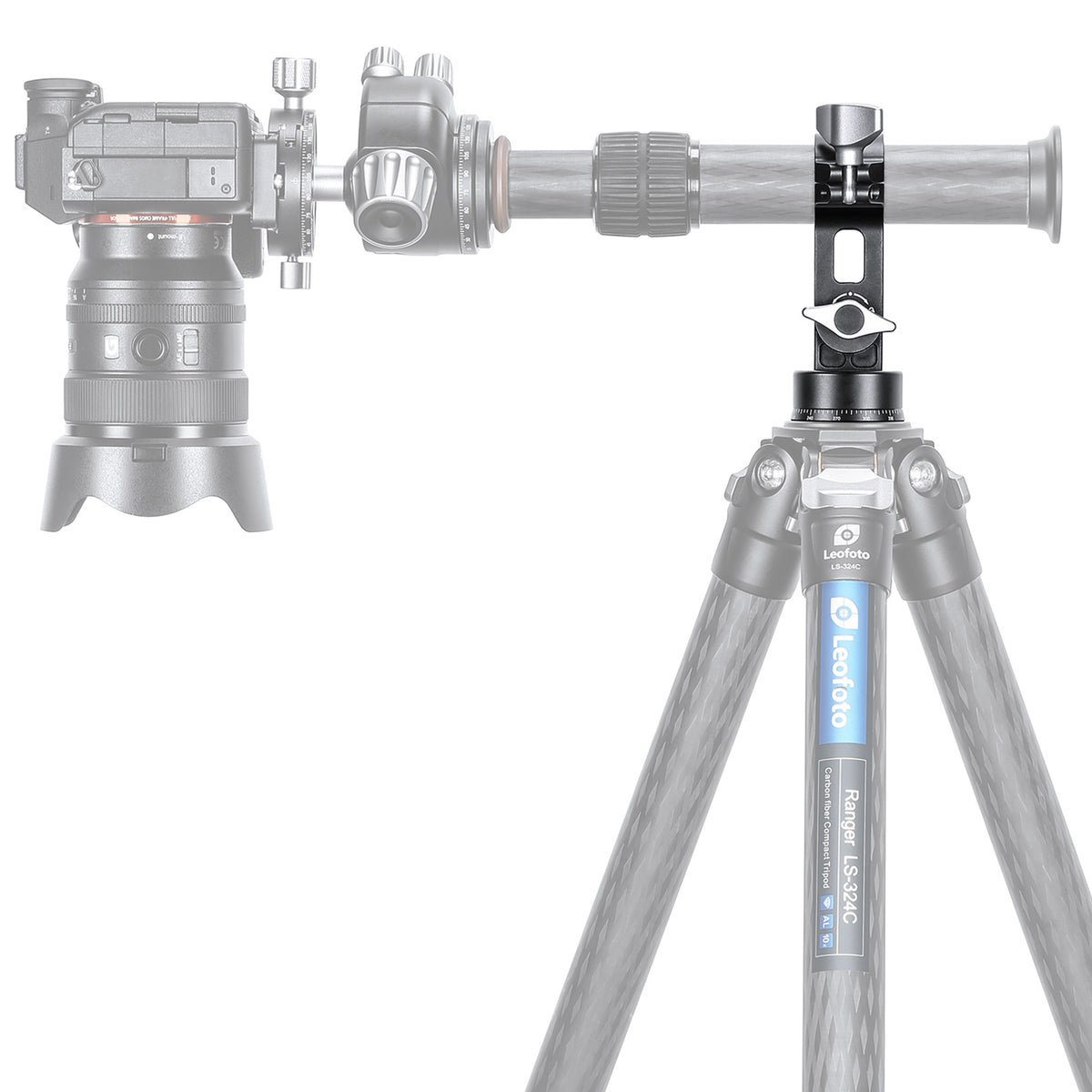 Leofoto HS-28 Center Column Tilt Adapter for Tripod LS-284C