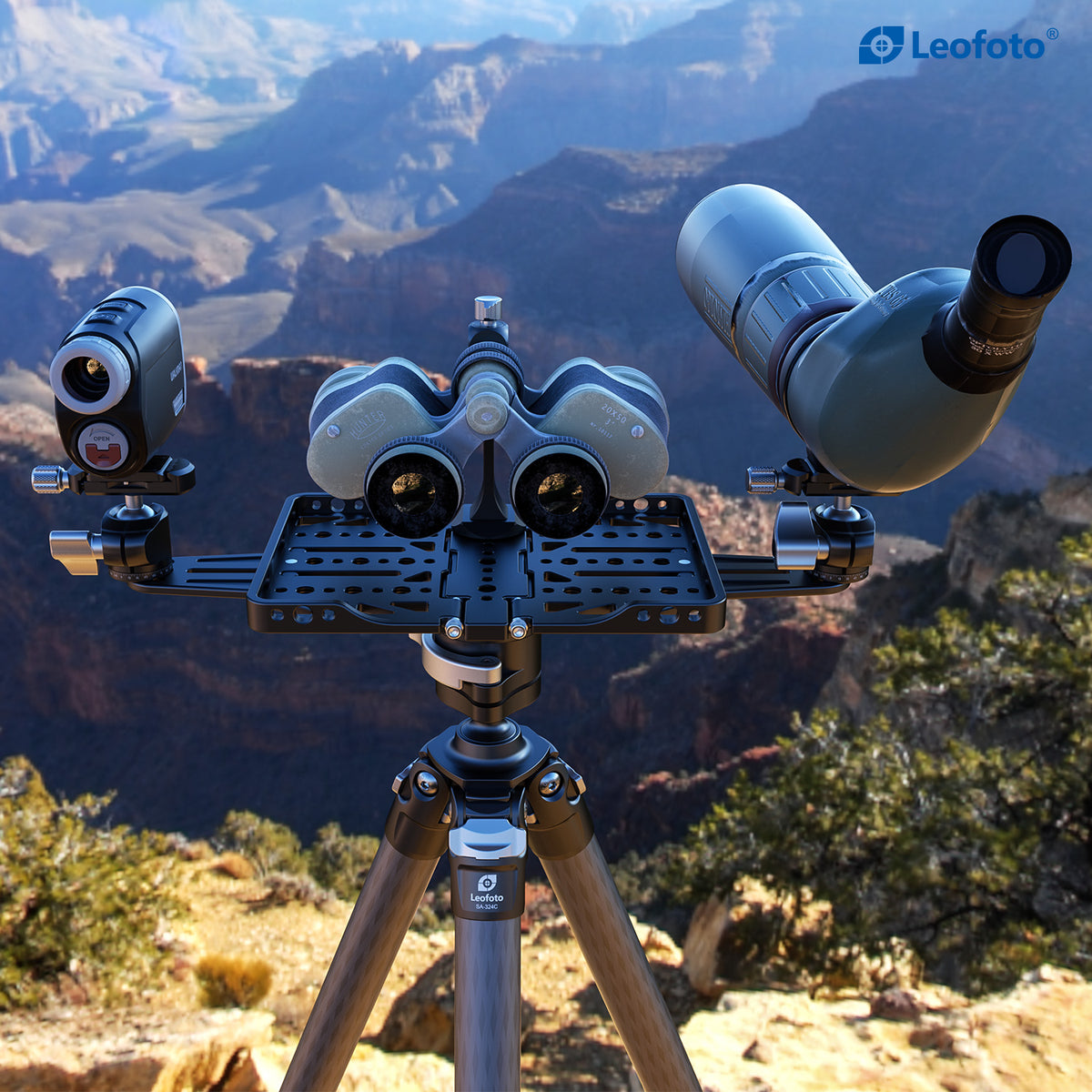 Leofoto FDM-05 Dual Observation Rails