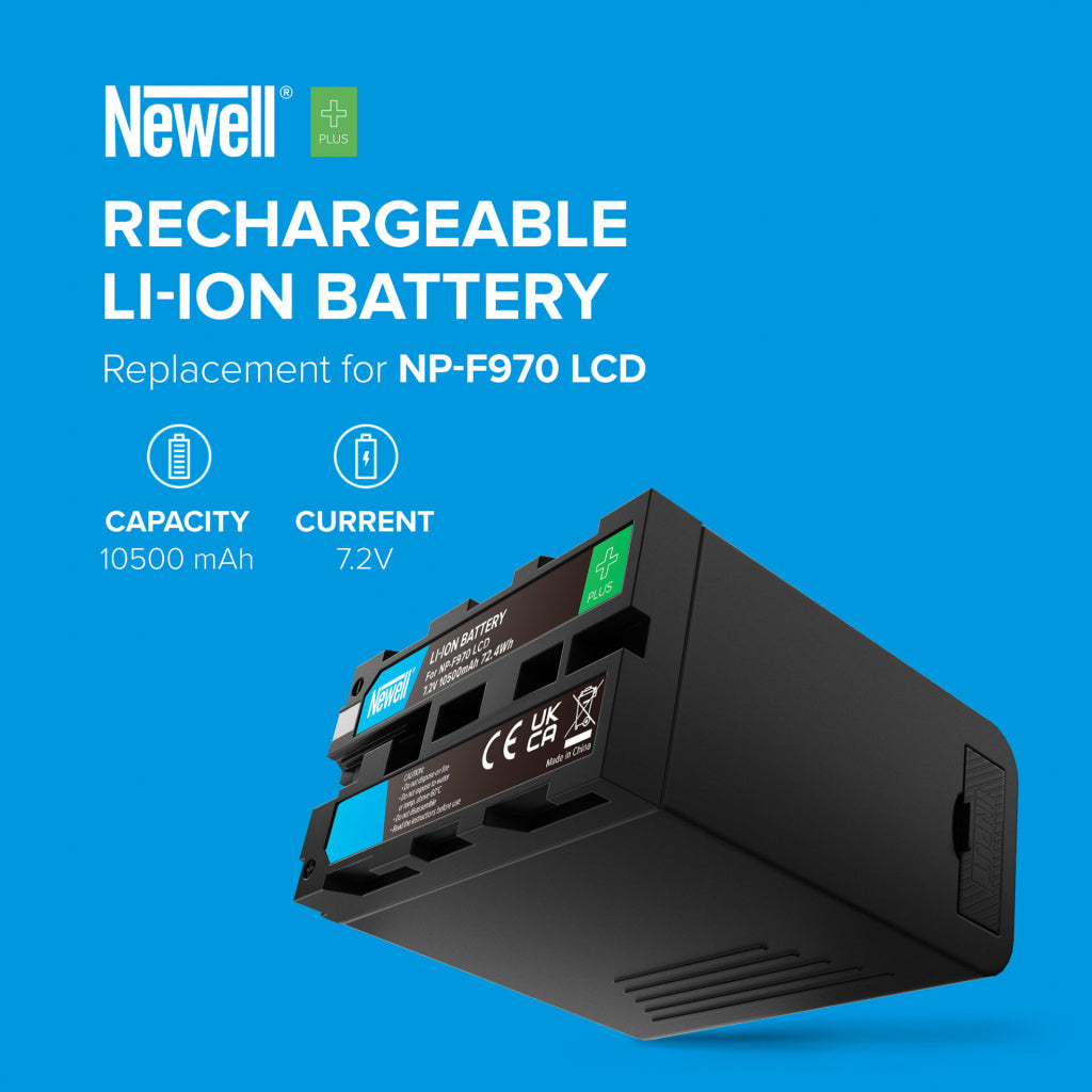 Newell NP-F970 Batteria Plus LCD per Sony