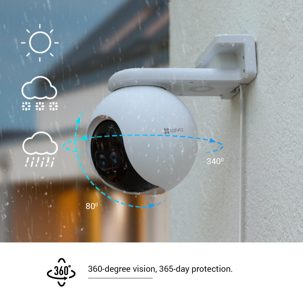 EZVIZ C8PF 2MP OUTDOOR SMART WI-FI CAMERA 1080p DOPPIO OBIETTIVO IP65