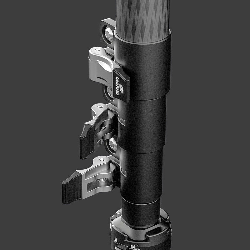 MV324CLBV10 Leofoto MV-324CL Wand Carbon Monopod + BV-10 Fluid Head