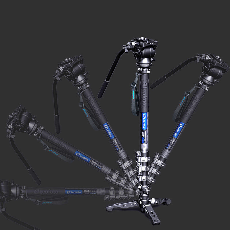 MV324CLBV10 Leofoto MV-324CL Wand Carbon Monopod + BV-10 Fluid Head