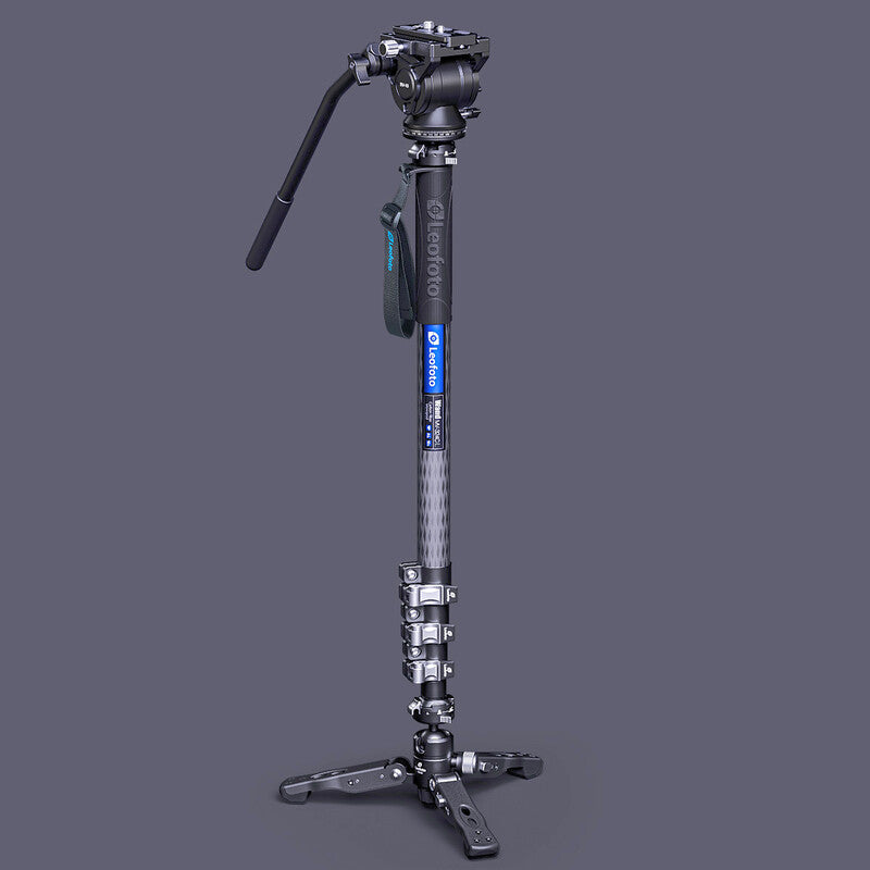 MV324CLBV10 Leofoto MV-324CL Wand Carbon Monopod + BV-10 Fluid Head