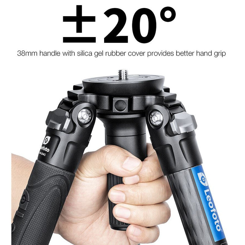 LVM324CBV15 Leofoto LVM-324C Manba Carbon Tripod + BV-15 Fluid Head