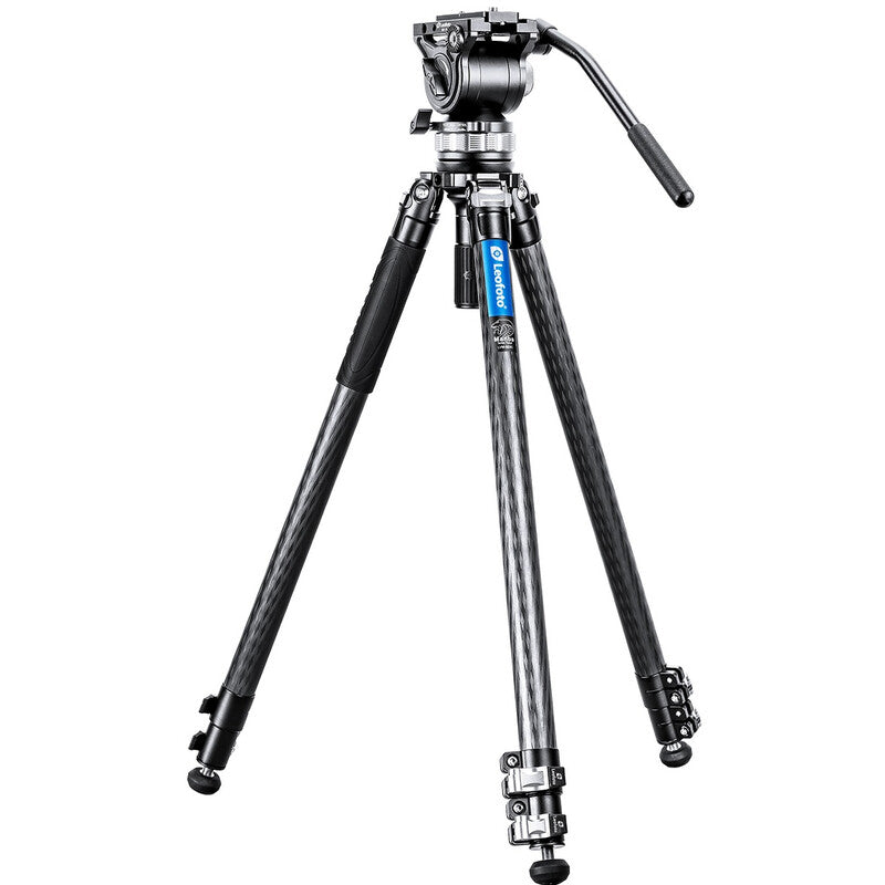 LVM324CBV15 Leofoto LVM-324C Manba Carbon Tripod + BV-15 Fluid Head