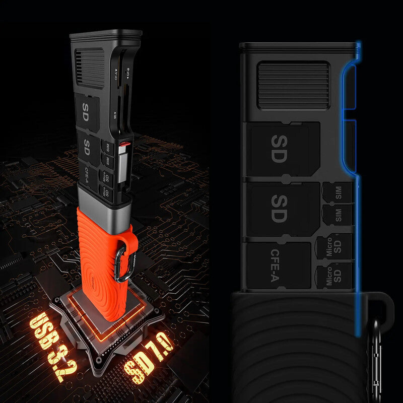 LCR01 Leofoto LCR-01 Flash Transfer Card Case (orange)