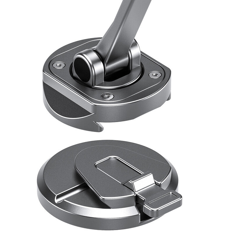 PM02SILVER Leofoto Folded Cellphone Clamp Silver