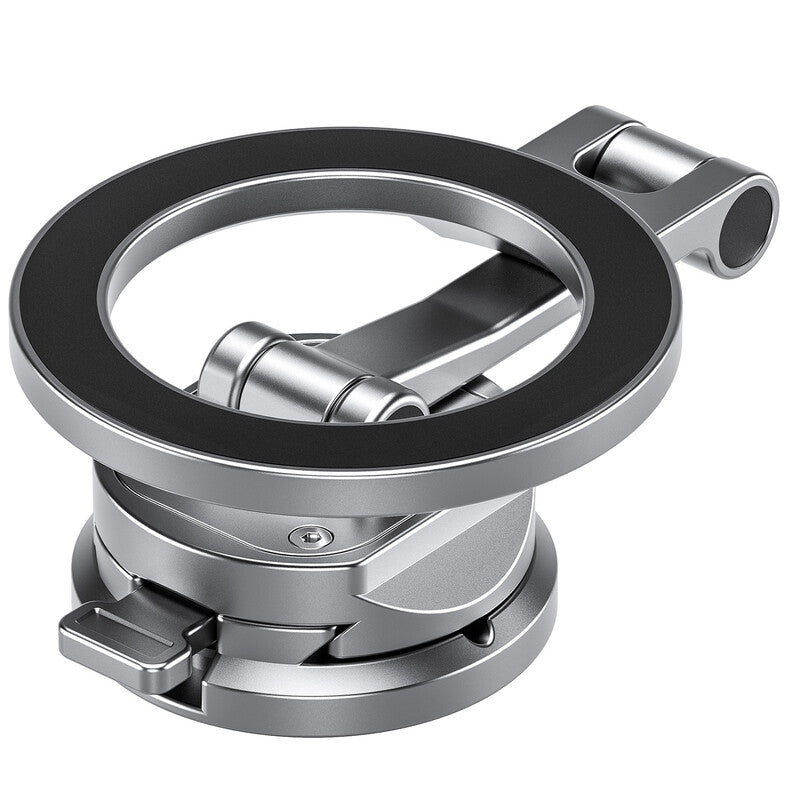 PM02SILVER Leofoto Folded Cellphone Clamp Silver