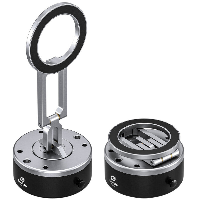 PM04 Leofoto PM-04 Magnetic Phone Mount with Electric Suction Cup