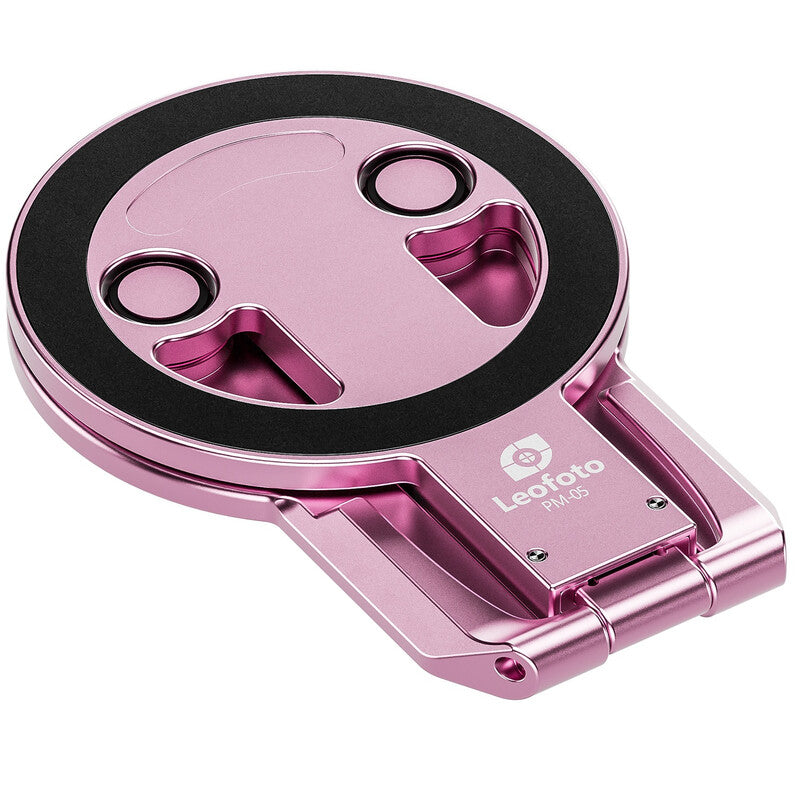 PM05 Leofoto PM-05 dual-Sided Magnetic Foldable Phone Station Pink