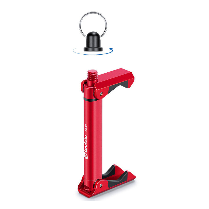 PC20RED Leofoto PC-20 Phone & Tablet Holder Red