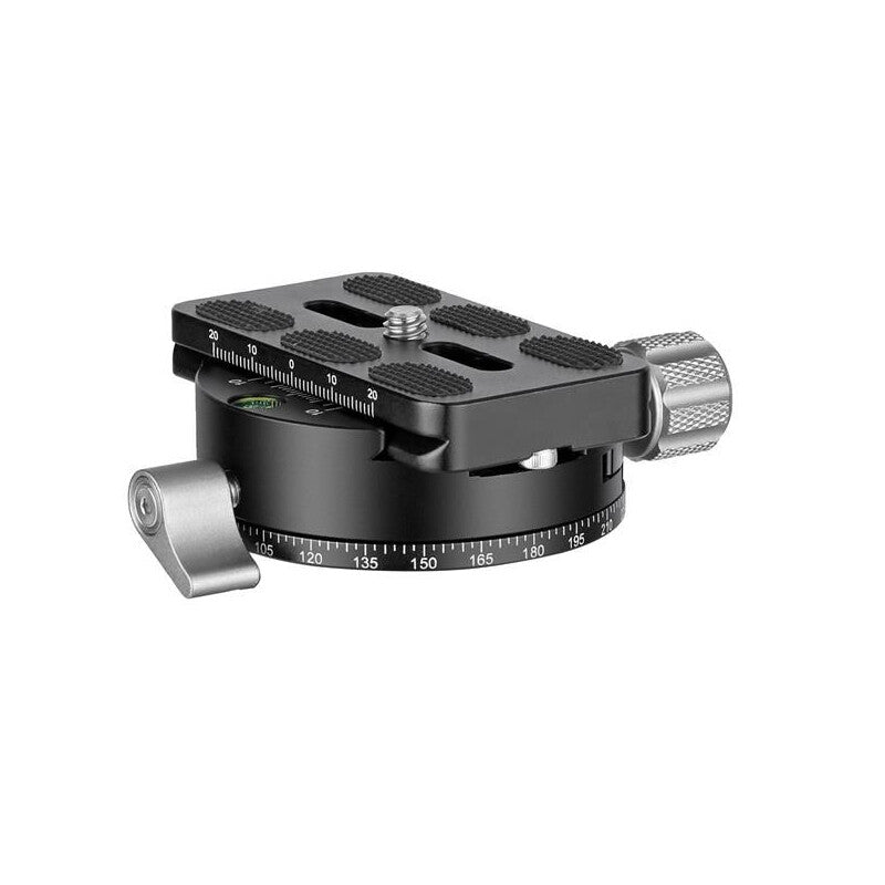 PAN02 Leofoto PAN-02+QP70 Panning Clamp With Arca Dovetail And QR Plate