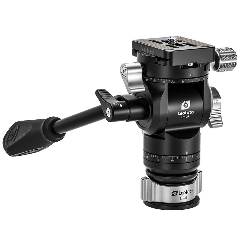 LY224CLB38BV0R Leofoto LY-224C Tripod + LB-38 Leveling Base + BV-0R Head