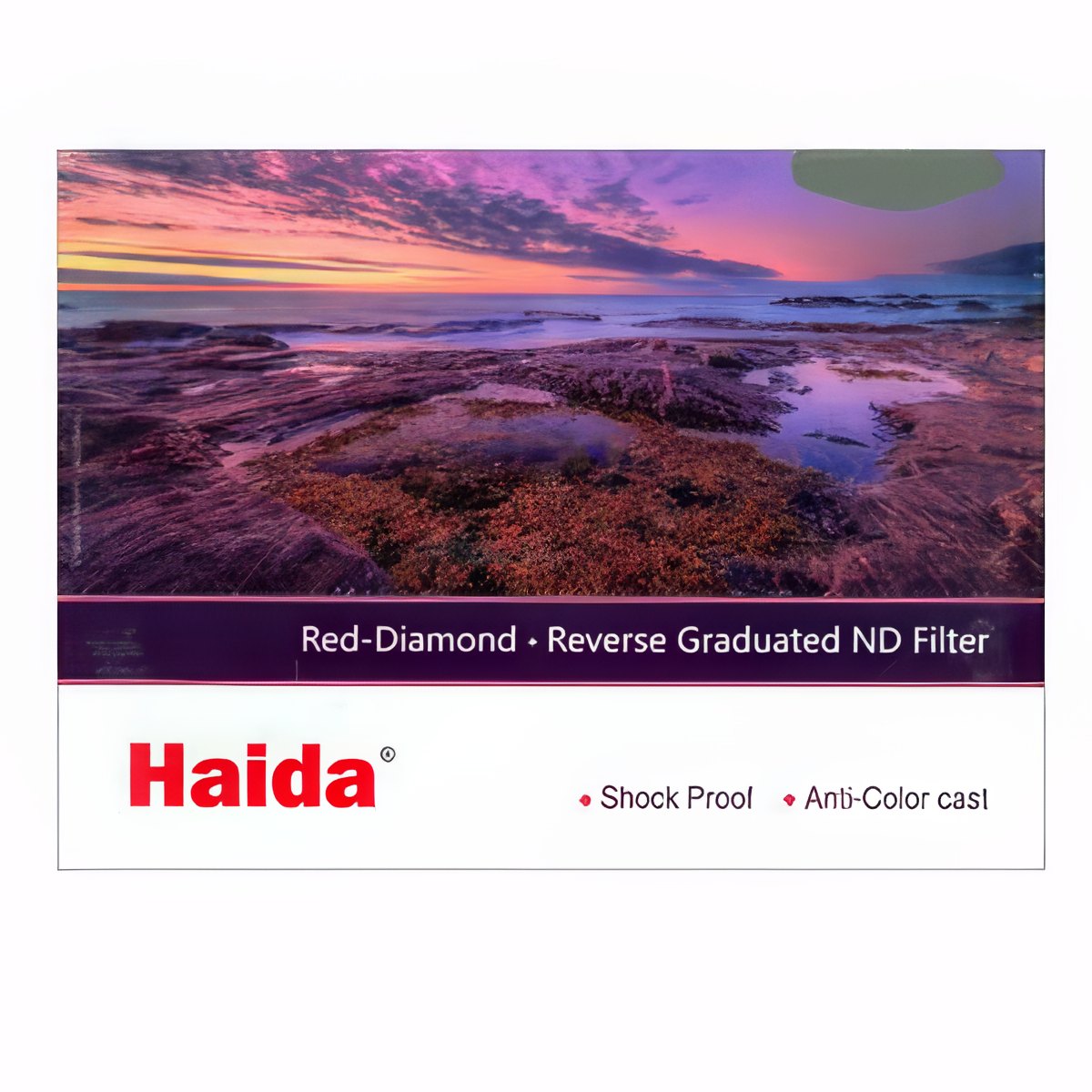 Haida Red-Diamond Reverse Grad ND0.6 Filter 100x150 mm