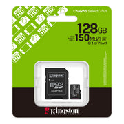 KINGSTON MICRO SD SDCS3/128GB - 128GB CLASSE 10 150MB/S CON ADATTATORE