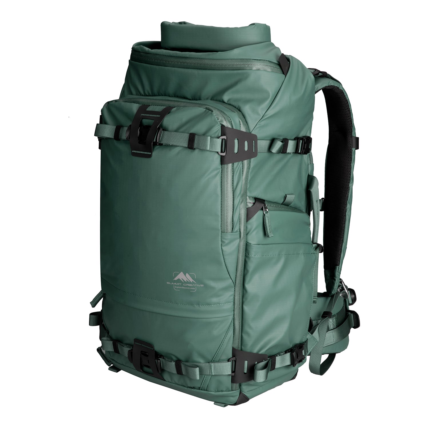 Summit Creative XLarge Rolltop Camera Backpack Tenzing 50L (Green)