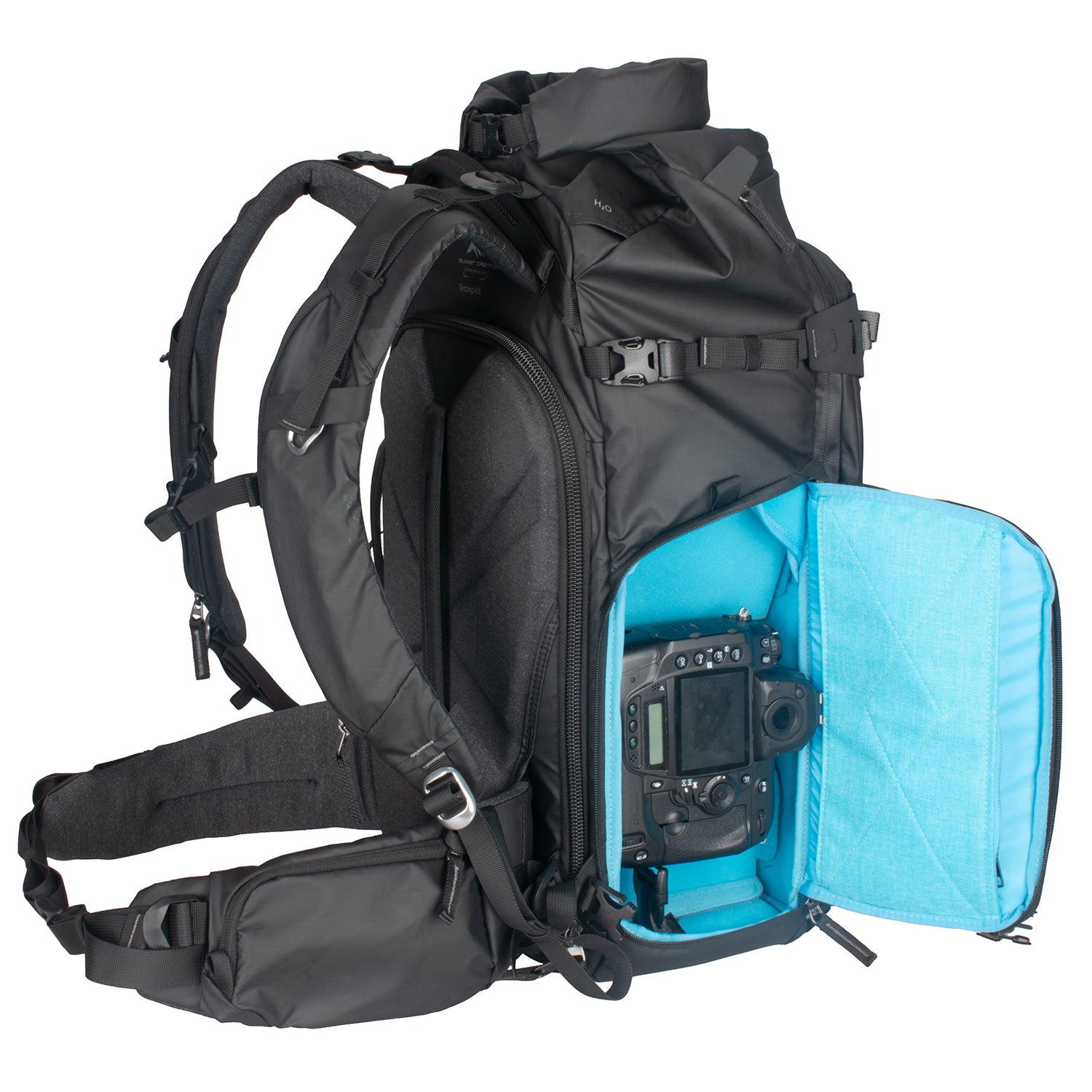 Summit Creative XLarge Rolltop Camera Backpack Tenzing 50L (Green)