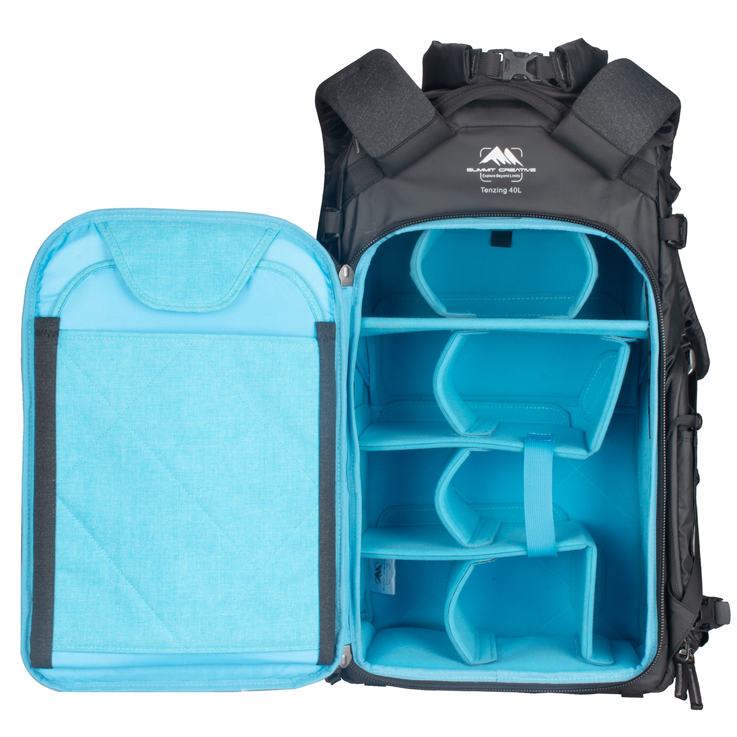 Summit Creative XLarge Rolltop Camera Backpack Tenzing 50L (Green)