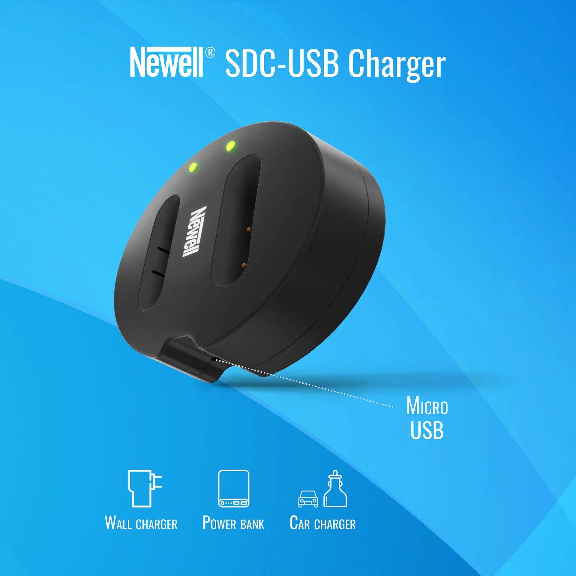 Newell SDC-USB dual channel charger for NP-W126
