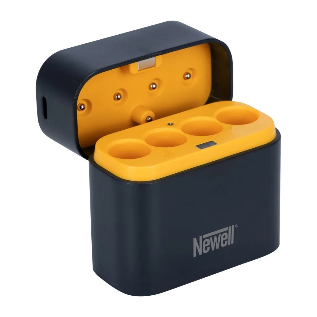 Newell Four Channel Charger + 4 Li-ion AA Recheargable Batteries Set - 2000 mAh