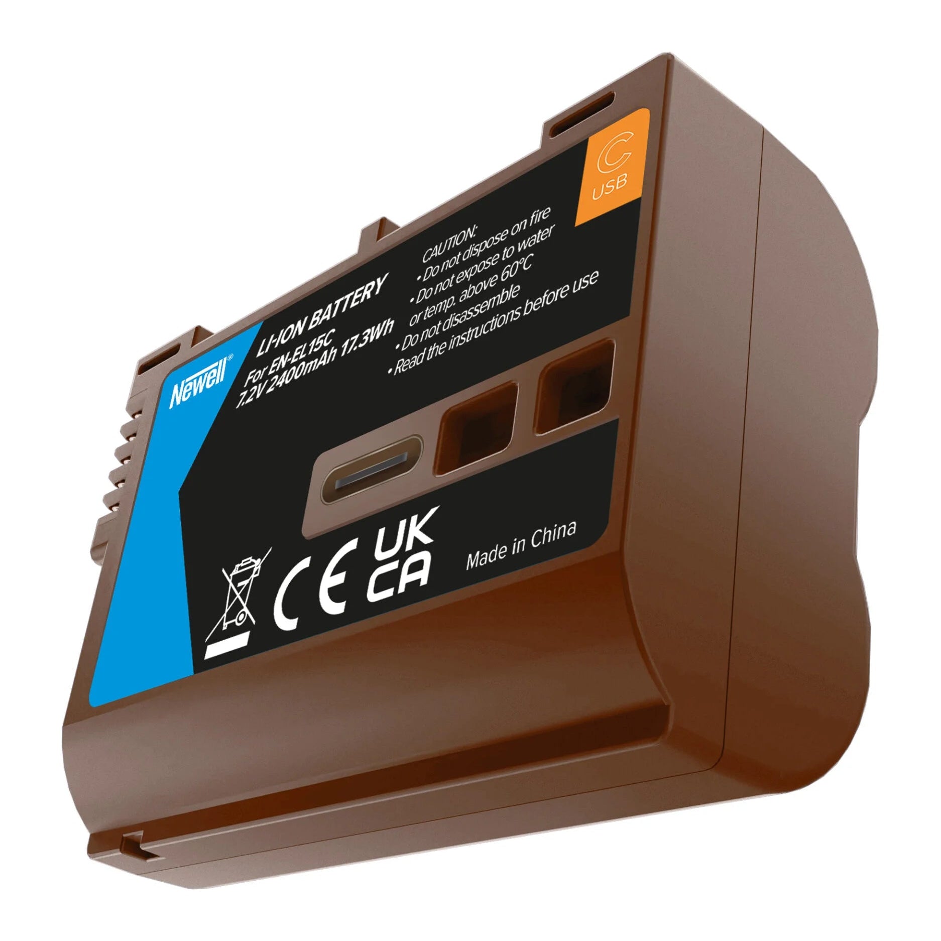 Newell Battery with USB-C EN-EL15C for Nikon