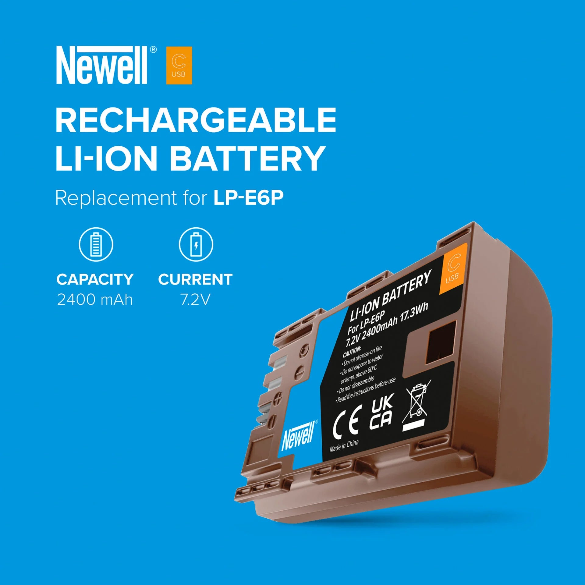 Newell LP-E6P USB-C Battery
